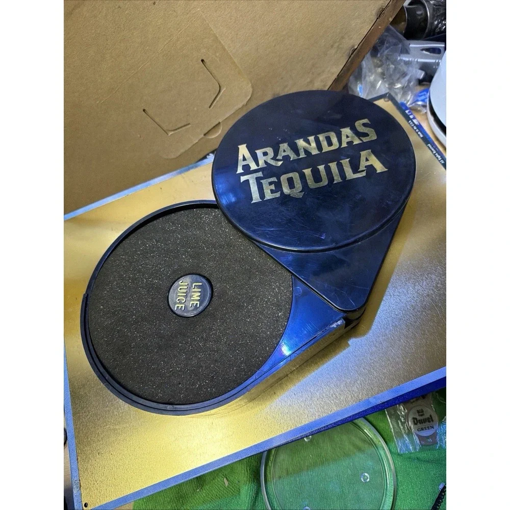 Arandas Tequila Lime Juice Rimmer Margarita‎ Salt Sugar Bar Tool Black